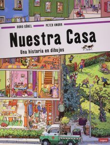Nuestra casa, una historia en dibujos - Libros infantiles sin palabras Nuestra casa una historia en dibujos Doro Gobel - Libros sin palabras