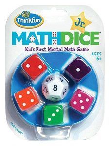 Math Dice Jr de Think Fun - Juguetes STEAM de Matematicas