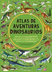 Libros de dinosaurios con datos curiosos - Atlas de aventuras de dinosaurios