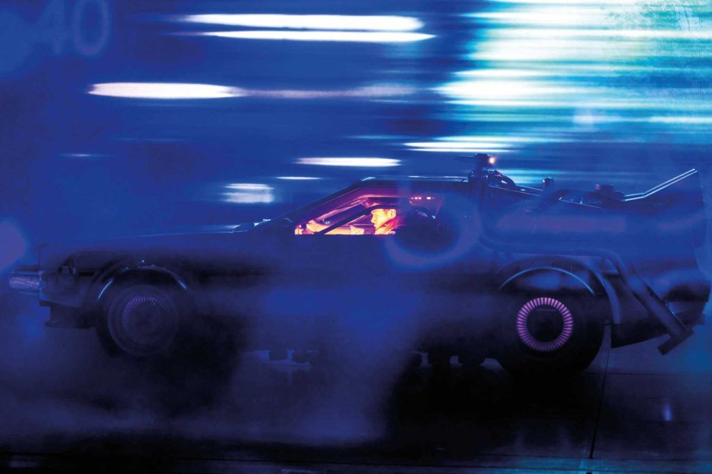 Back to the future el musical - Efectos visuales
